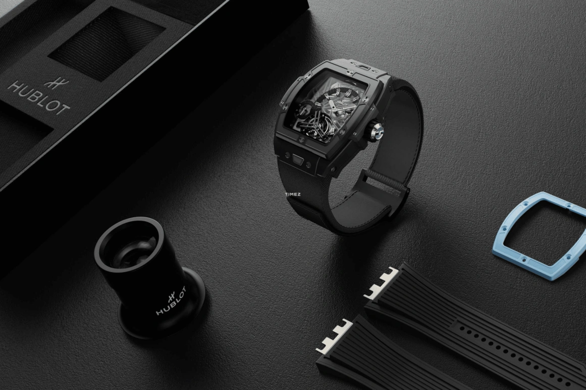 Hublot,Big Bang 42mm,42mm,Ceramic,Black,Handwound,Power Reserve Indicator,Tourbillon,645,645.CI.1137.NR