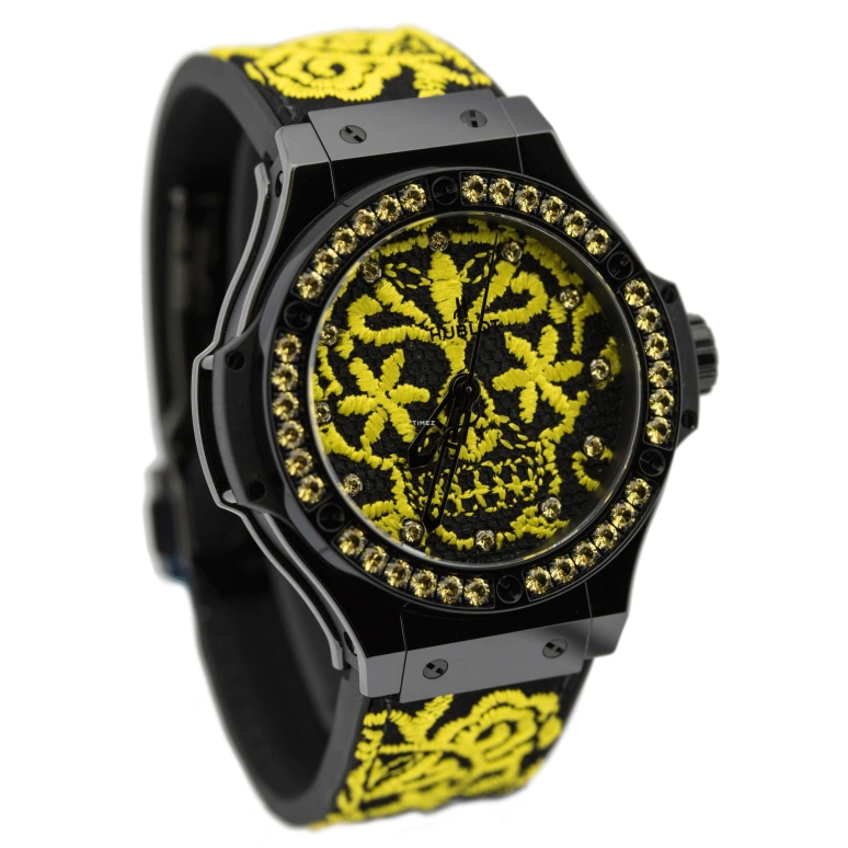 Hublot,Big Bang 41mm,41mm,Ceramic,Yellow,Black,Automatic,42hours,In-house Caliber,343,343.CY.6590.NR.1211