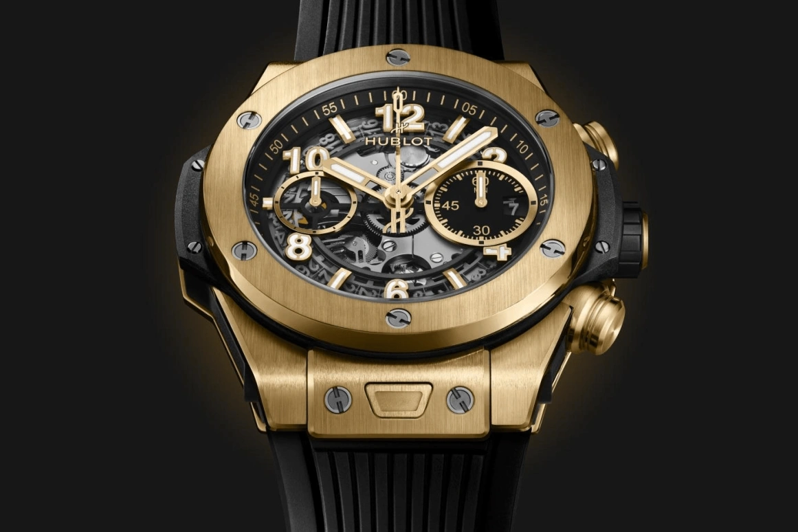 Hublot,Big Bang 42mm,42mm,Yellow Gold,Black,Automatic,72hours,In-house Caliber,441,441.VX.1131.RX