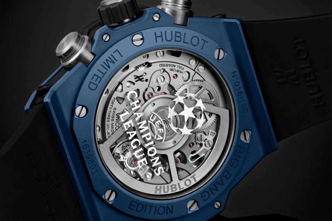 Hublot,Big Bang 42mm,42mm,Ceramic,Sapphire,Crystal Glass,Blue,Closed,441,441.EX.5129.RX.UCL22