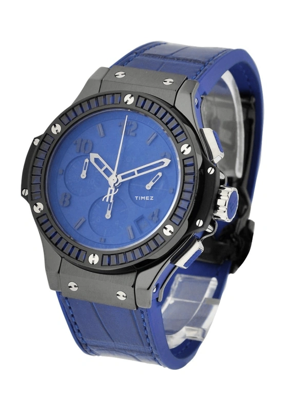 Hublot,Big Bang 41mm,41mm,Ceramic,Blue,Automatic,Chronograph,Day,342,342.CL.5190.LR.1901