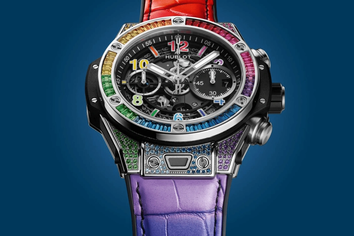 Hublot,Big Bang 42mm,42mm,Sapphire,White Gold,Crystal,Titanium Gold,Black,Automatic,72hours,In-house Caliber,Kylian Sanmi Mbappé Lottin,Kylian Mbappé,441,441.NX.1117.LR.0999