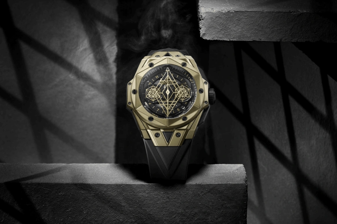 Hublot,Big Bang 45mm,45mm,Magic Gold,Black,Automatic,Chronograph,Day,Flyback,418,418.MX.1103.RX.MXM22