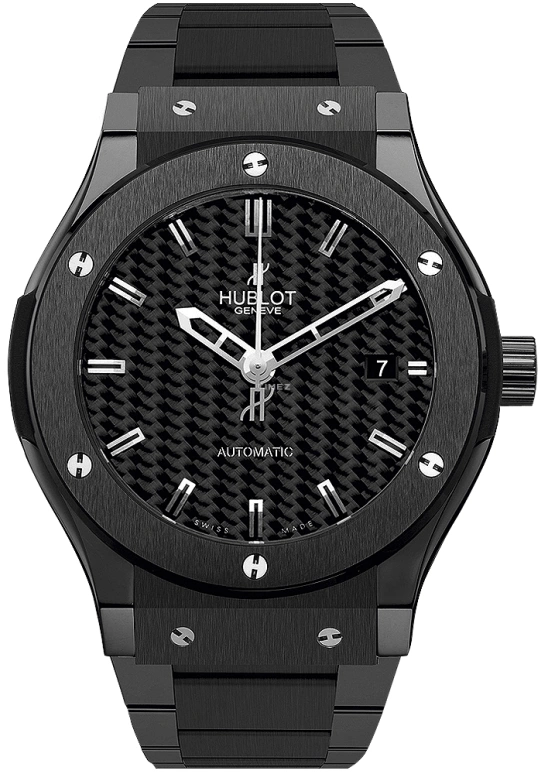 Hublot,Classic Fusion 45mm,45mm,Ceramic,Black,Automatic,42hours,In-house Caliber,511,511.CM.1770.CM