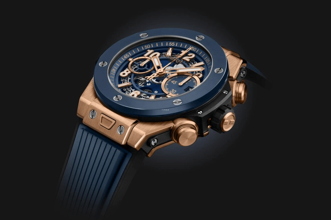 Hublot,Big Bang 44mm,44mm,KING GOLD,Blue,Automatic,72hours,In-house Caliber,421,421.OL.5180.RX