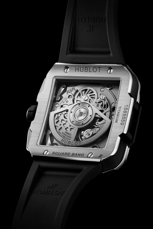 Hublot,Square Bang 42mm,42mm,Titanium,Skeleton,Chronograph,Day,Flyback,821,821.NX.0170.RX.1604