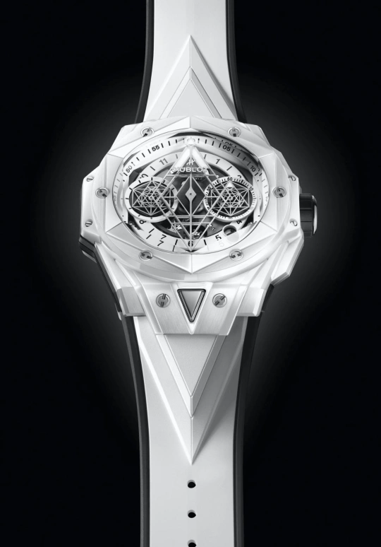 Hublot,Big Bang 45mm,45mm,Ceramic,White,Grey,Automatic,Chronograph,Day,Flyback,418,418.HX.2001.RX.MXM21