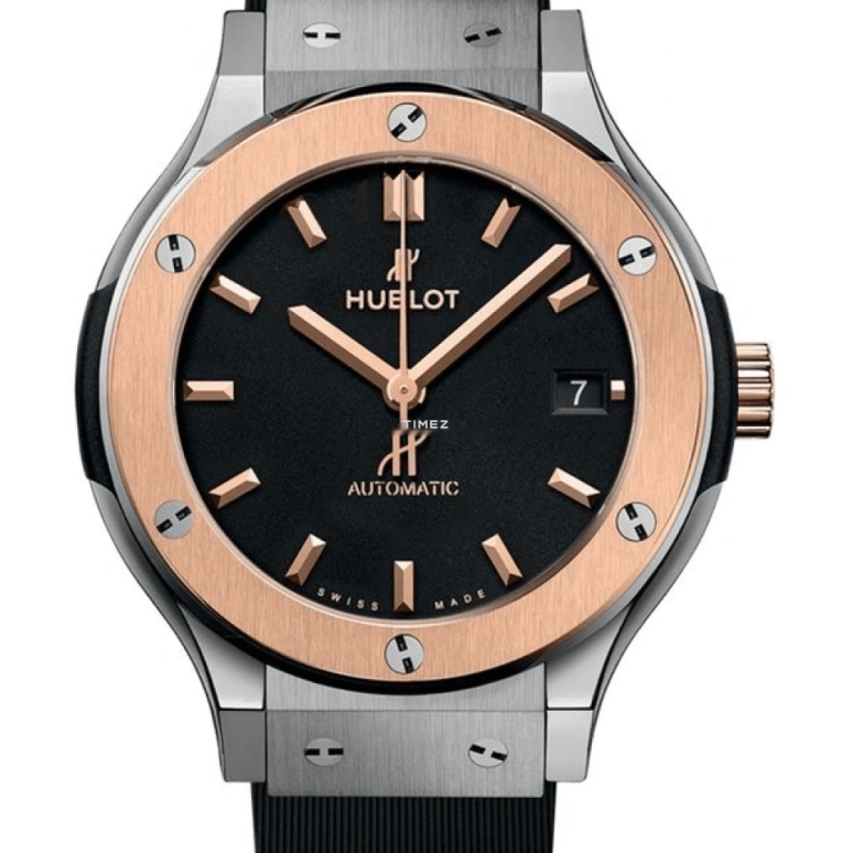 Hublot,Classic Fusion 33mm,33mm,Titanium Gold,Black,Quartz,Day,Sapphire,Crystal Glass,581,581.NO.1480.RX