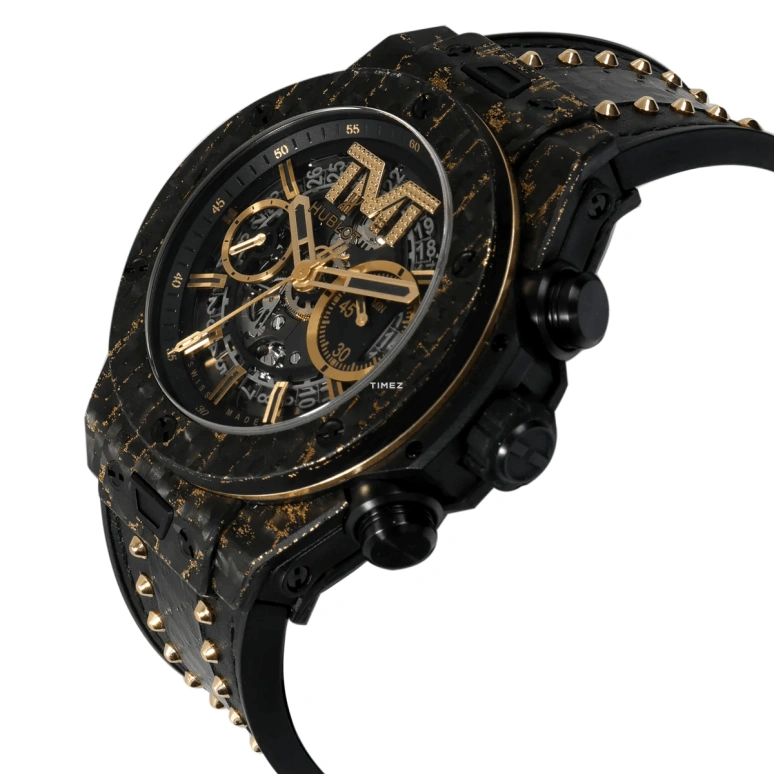 Hublot,Big Bang 45mm,45mm,Carbon,Yellow Gold,Skeleton,Black,Automatic,Chronograph,Day,411,411.QX.1180.PR.TMT18