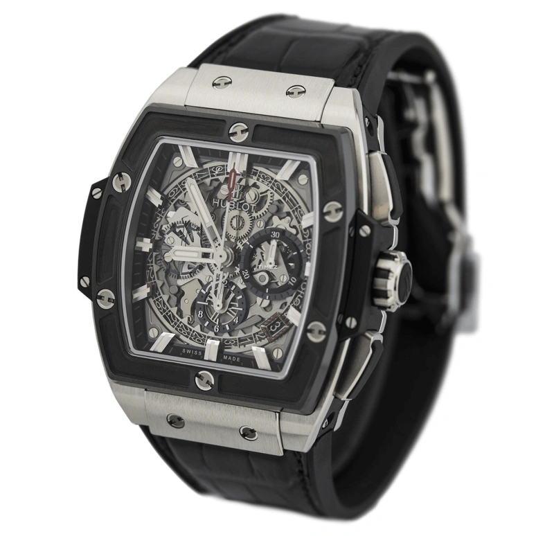 Hublot,Spirit of Big Bang 48x42mm,48x42mm,Titanium Gold,Skeleton,Automatic,Chronograph,Day,641,641.NM.0173.LR