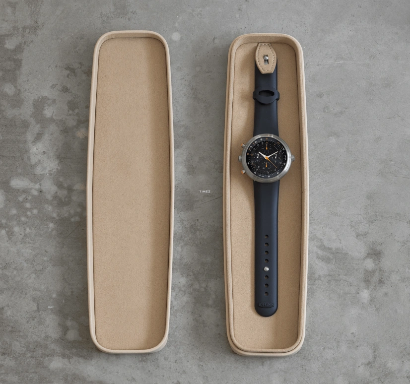 Ikepod,Skypod 46mm,46mm,Titanium,Blue,Automatic,Chronograph,Day,Dule Time,GMT,Sapphire,Crystal Glass,Round,SK02,SK02-RP-LB