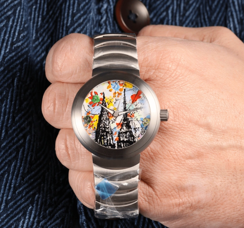 Ikepod,Horopod 44mm,44mm,Titanium,Multi-Color,Automatic,Round,Titanium Gray,And It Was A Glorious New York Spring