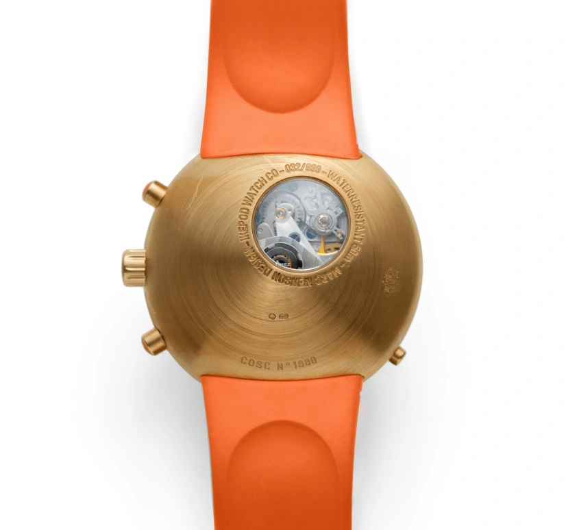 Ikepod,Hemipode 44mm,44mm,Rose Gold,Automatic,Chronograph,Day,Dule Time,Hemipode or gen1