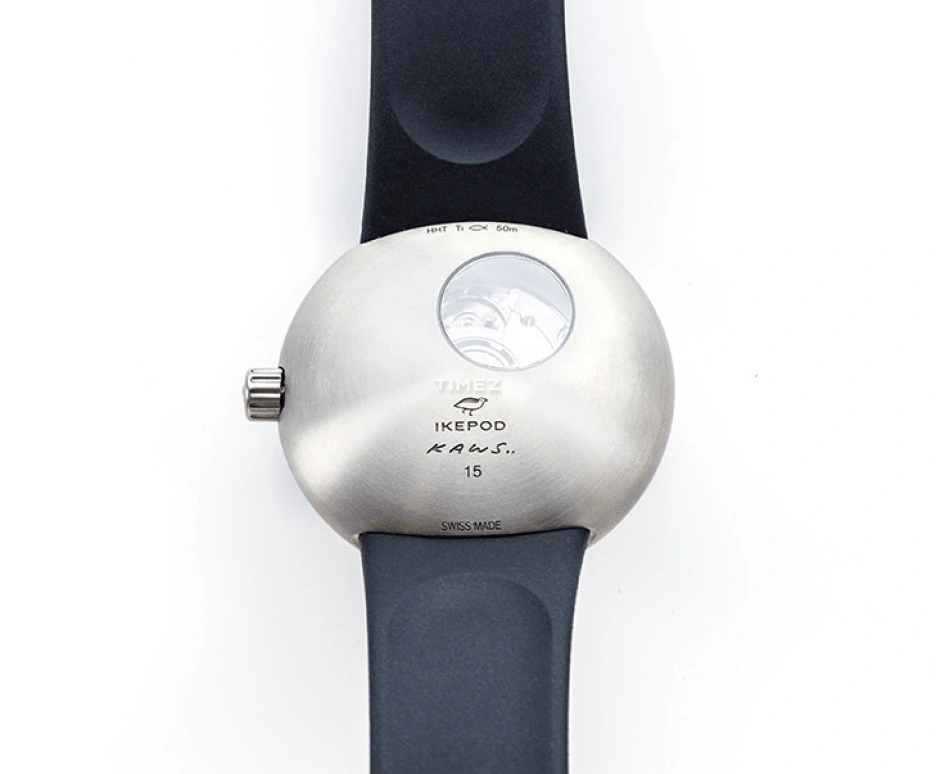 Ikepod,Other 44mm,44mm,Titanium,Black,White,Automatic,Sapphire,Round,HTTK white