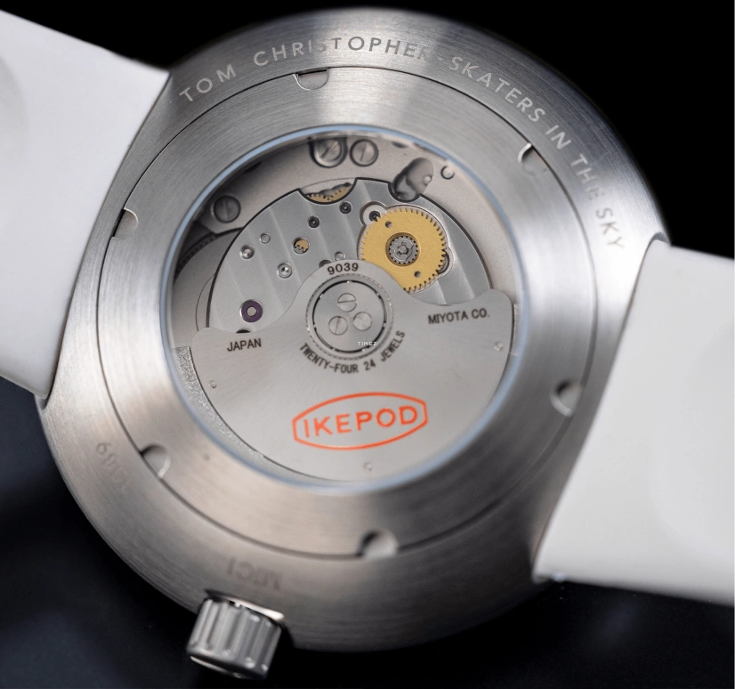 Ikepod,Megapod 46mm,46mm,Stainless Steel,Multi-Color,Automatic,Sapphire,Crystal Glass,Round,MTC1,MTC1-SI-LB