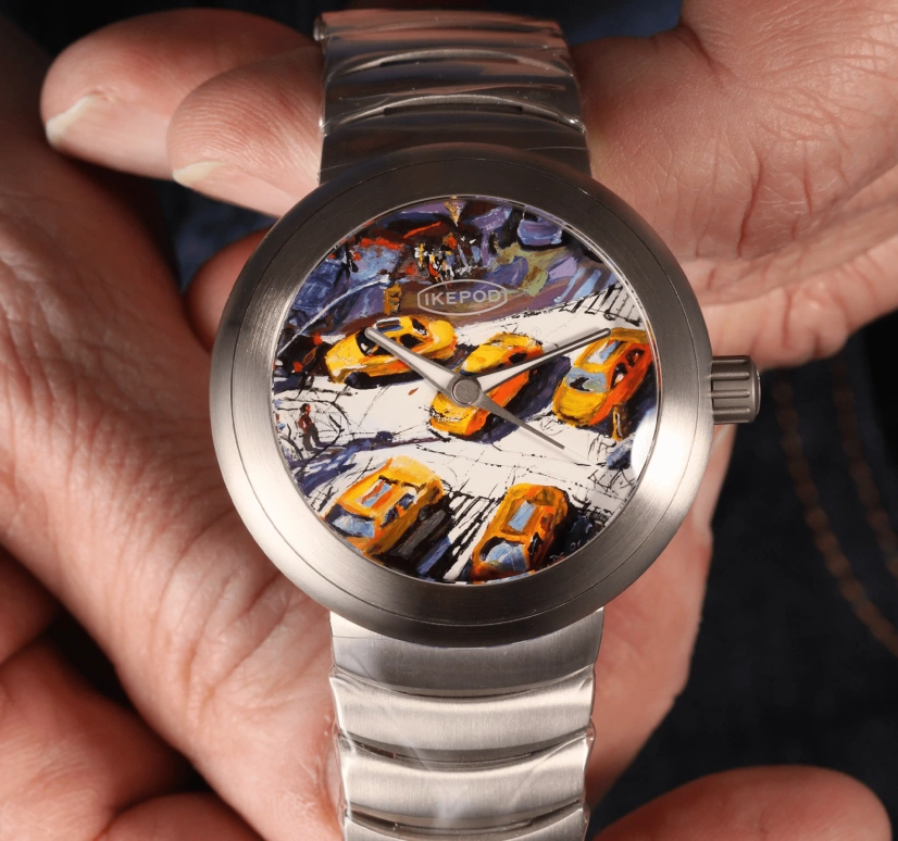 Ikepod,Horopod 44mm,44mm,Titanium,Multi-Color,Automatic,Round,Titanium Gray,Kenny Looked Out Minutes Before He Was Fired