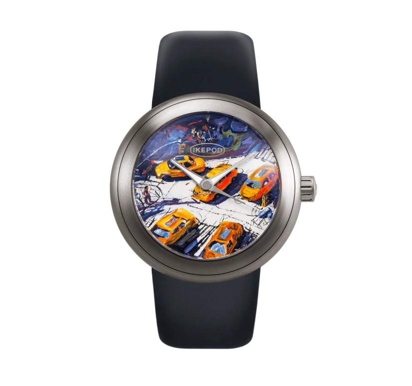 Ikepod,Horopod 44mm,44mm,Titanium,Multi-Color,Automatic,Round,Titanium Gray,Kenny Looked Out Minutes Before He Was Fired