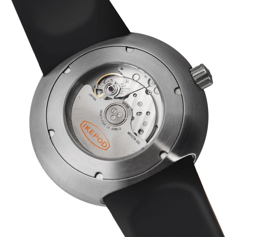 Ikepod,Megapod 46mm,46mm,Stainless Steel,Grey,Automatic,Sapphire,Crystal Glass,Round,M301,M301-HG-10