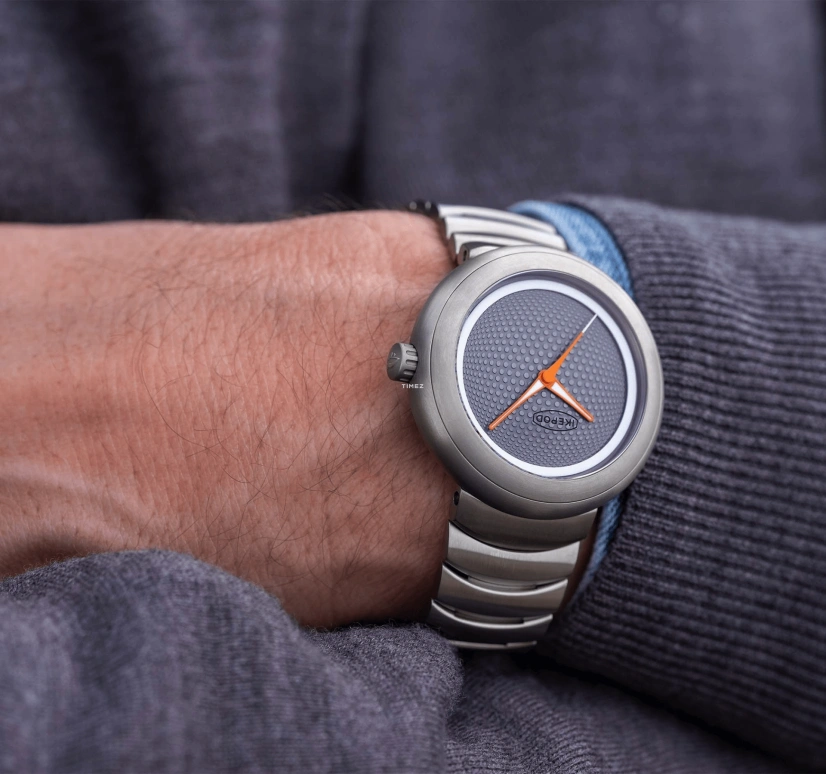 Ikepod,Horopod 44x41mm,44x41mm,Titanium,Grey,Automatic,Round,Titanium Gray,HO10