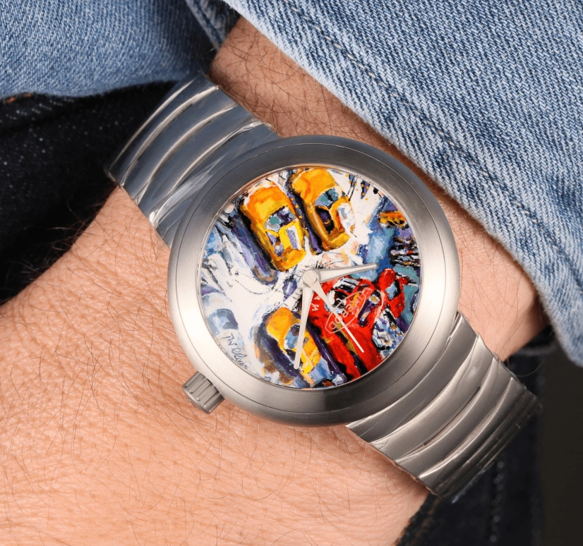 Ikepod,Horopod 44mm,44mm,Titanium,Multi-Color,Automatic,Round,Titanium Gray,Dont Tell Anyone They Usually Dont Let You Open This Window