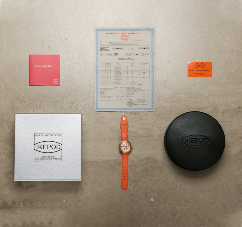 Ikepod,Hemipode 44mm,44mm,Rose Gold,Automatic,Chronograph,Day,Dule Time,Hemipode or gen1