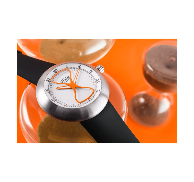 Ikepod,Megapod 46mm,46mm,Stainless Steel,White,Automatic,Sapphire,Crystal Glass,Round,M005,M005-HG-20