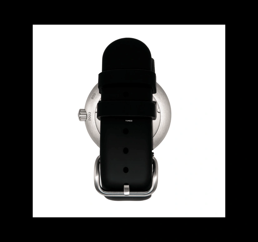 Ikepod,Duopod 42mm,42mm,Stainless Steel,Grey,Quartz,Sapphire,Crystal Glass,Round,D005,D005-SI-LB