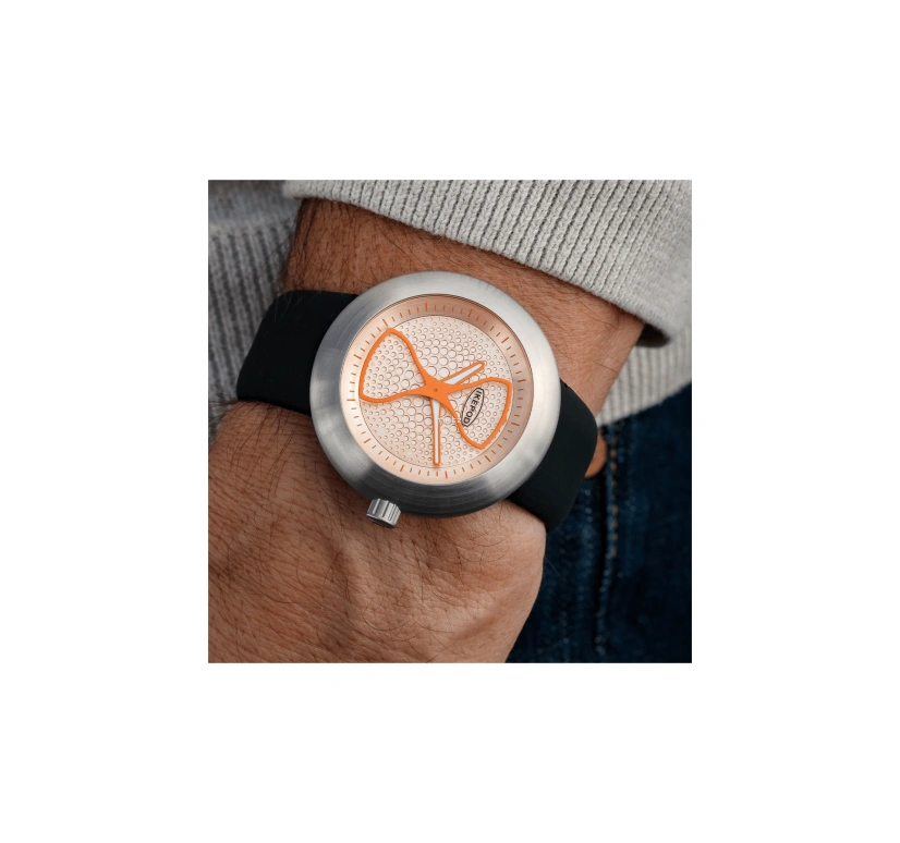 Ikepod,Megapod 46mm,46mm,Stainless Steel,Pink Gold,Automatic,Sapphire,Crystal Glass,Round,M303,M303-HG-08