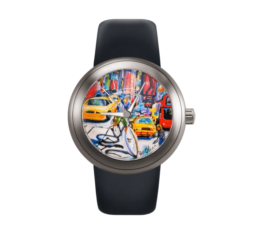 Ikepod,Horopod 44mm,44mm,Titanium,Multi-Color,Automatic,Round,Titanium Gray,Single Gear 1