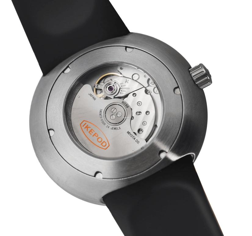 Ikepod,Megapod 46mm,46mm,Stainless Steel,Black,Automatic,Sapphire,Crystal Glass,Round,M002,M002-HG-25