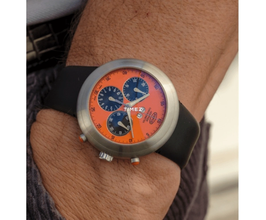 Ikepod,Hemipode 44mm,44mm,Stainless Steel,Orange,Handwound,Chronograph,Big Date,Grande Date Orange 2025