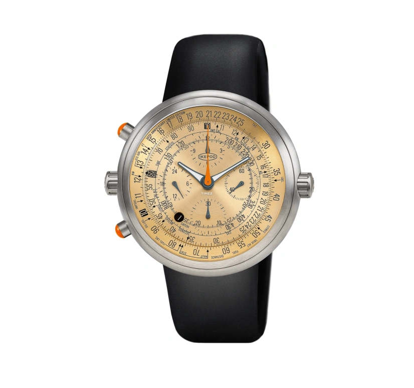 Ikepod,Skypod 46mm,46mm,Titanium,Beige,Automatic,Chronograph,Dule Time,SK,SK-30-RU