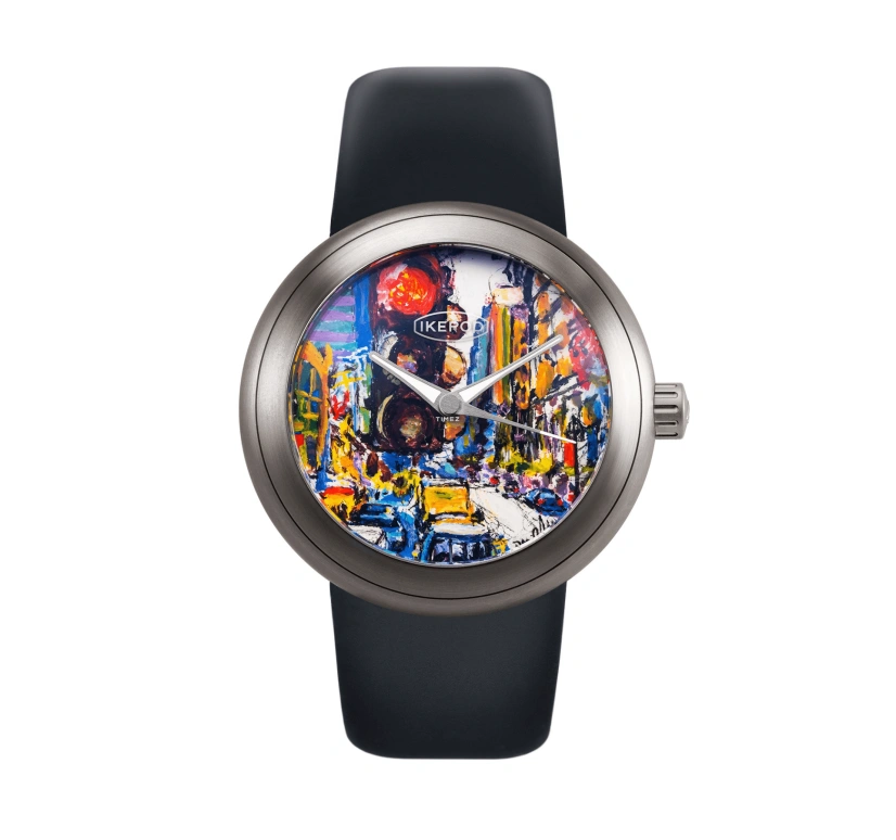 Ikepod,Horopod 44mm,44mm,Titanium,Multi-Color,Automatic,Round,Titanium Gray,And Just In Time The Tour Bus Lady Shouted