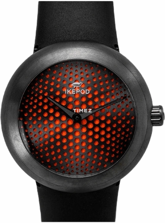 Ikepod,Horizon 44mm,44mm,Red,Round,Black,HHTR