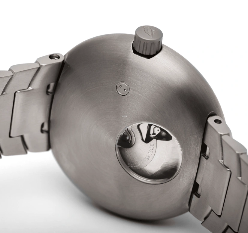 Ikepod,Horopod 44x41mm,44x41mm,Titanium,White,Automatic,Round,Titanium Gray,HO11
