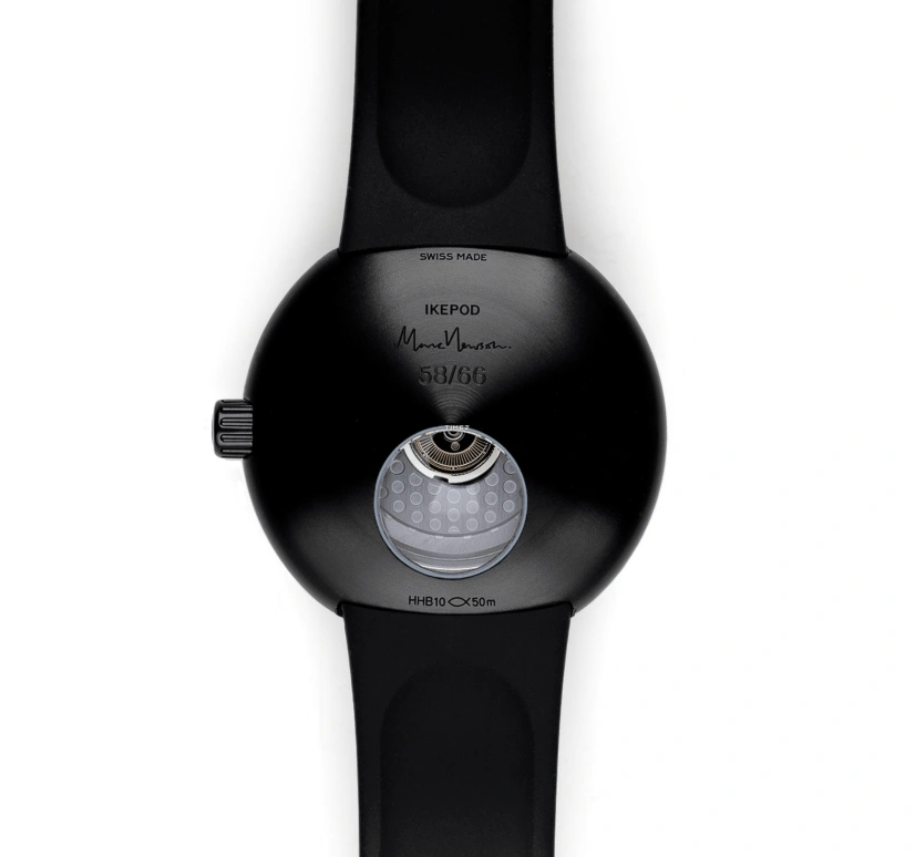 Ikepod,Horizon 44mm,44mm,Titanium,Black,Automatic,Round,HHP10