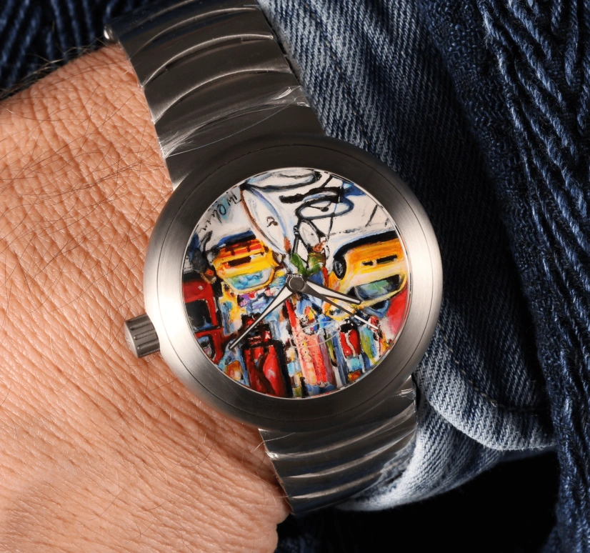 Ikepod,Horopod 44mm,44mm,Titanium,Multi-Color,Automatic,Round,Titanium Gray,Single Gear 1