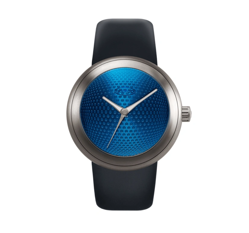 Ikepod,Horopod 44mm,44mm,Titanium,Blue,Automatic,Round,Titanium,Silver,HO01,HO01-RU