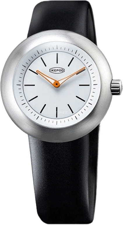 Ikepod,Duopod 42mm,42mm,Stainless Steel,White,Quartz,Sapphire,Round,D016,D016-SI-LB