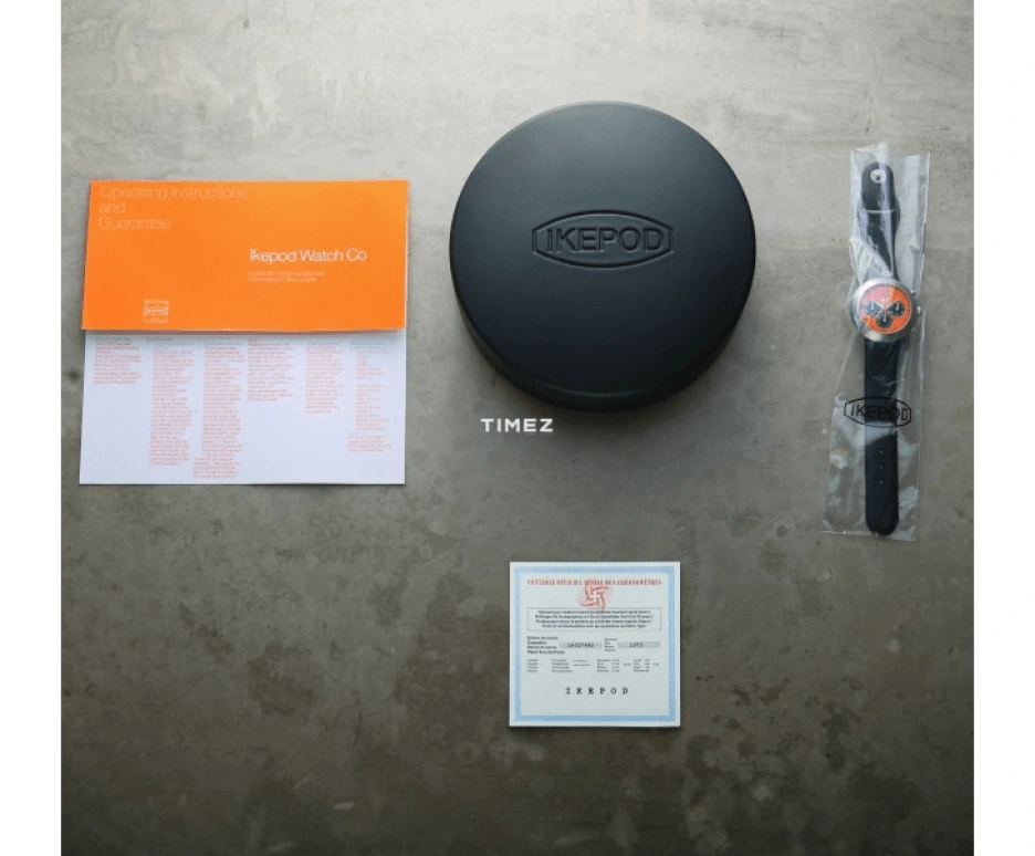 Ikepod,Hemipode 44mm,44mm,Stainless Steel,Orange,Handwound,Chronograph,Big Date,Grande Date Orange 2025