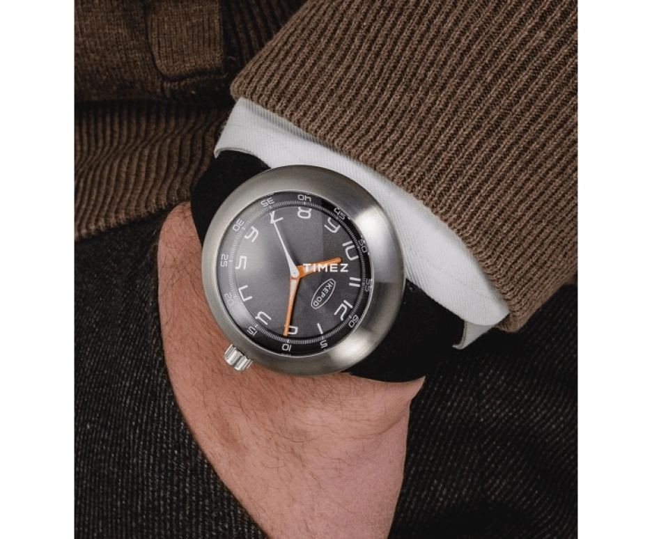 Ikepod,Megapod 46mm,46mm,Stainless Steel,Grey,Automatic,Sapphire,Crystal Glass,Round,M201,M201-SI-LB