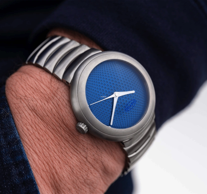 Ikepod,Horopod 41x44mm,41x44mm,Titanium,Blue,Automatic,Round,Titanium Gray,HO01