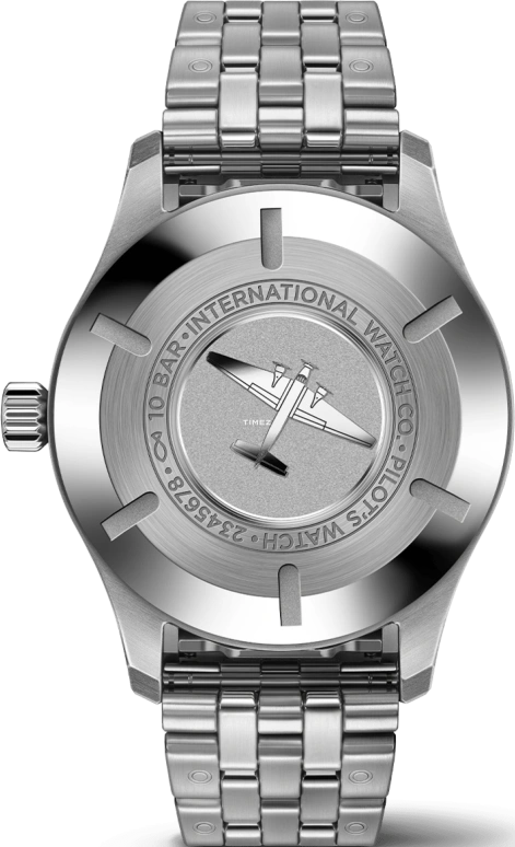 IWC,Pilot 40mm,40mm,Stainless Steel,Silver,Automatic,Day,120hours,IW328208