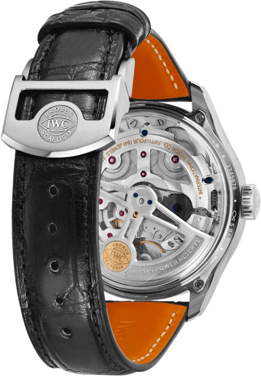 IWC,Portugieser 44.40mm,44.40mm,Platinum,White,Automatic,Moonphase,Perpetual Calendar,Annual Calendar,Month,168hours,In-house Caliber,Dwayne Johnson,IW505701