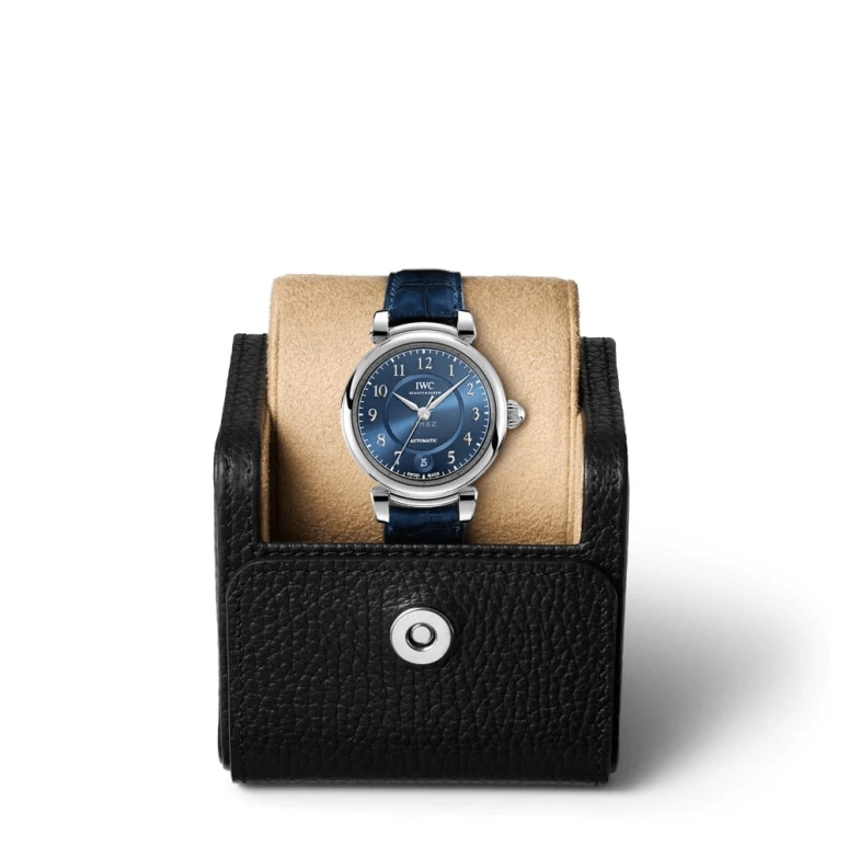 IWC,Da Vinci 36mm,36mm,Stainless Steel,Blue,Automatic,Date,Anti-magnetic,IW458312