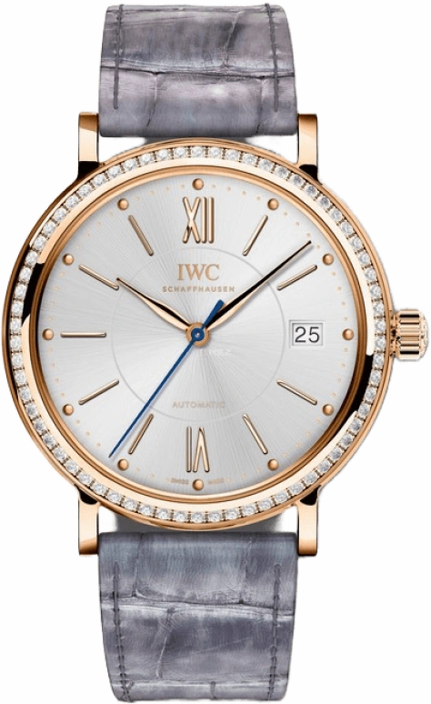 IWC,Portofino 37mm,37mm,Red Gold,Silver,Automatic,Date,Anti-magnetic,IW458107