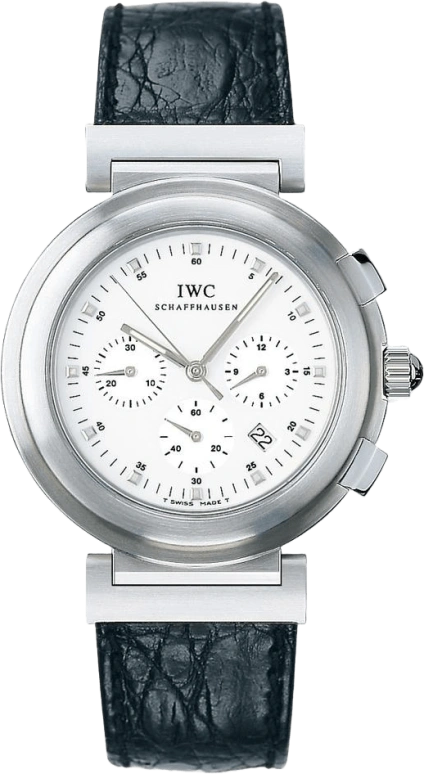 IWC,Da Vinci 37mm,37mm,Stainless Steel,White,Quartz,Chronograph,Date,IW372808