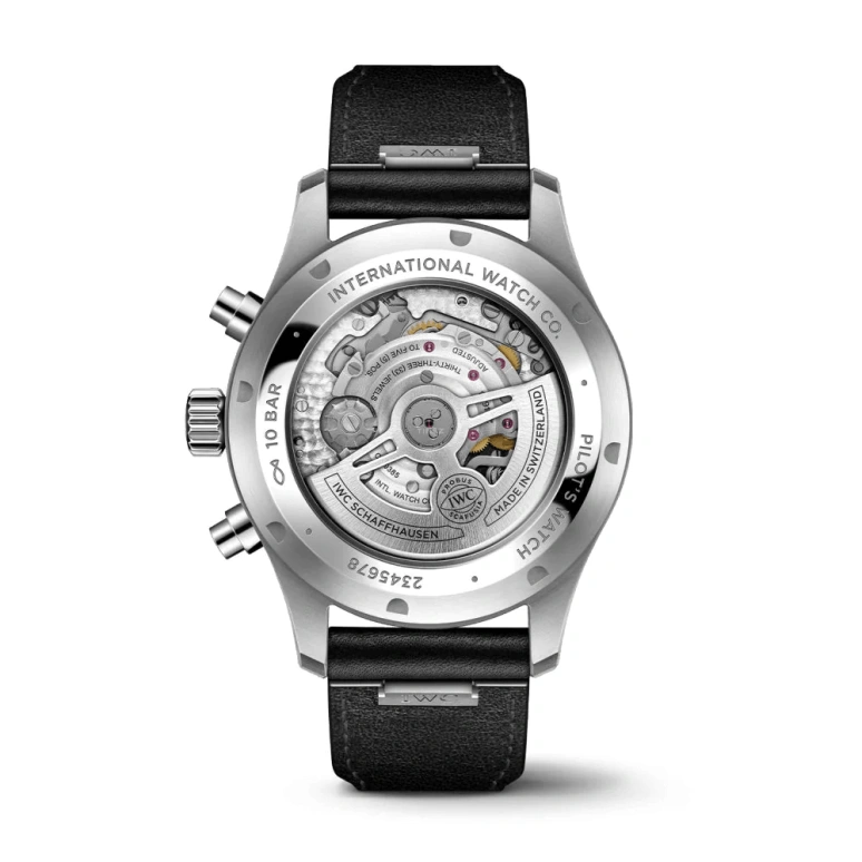 IWC,Pilot 43mm,43mm,Stainless Steel,Black,Automatic,46hours,In-house Caliber,IW378001