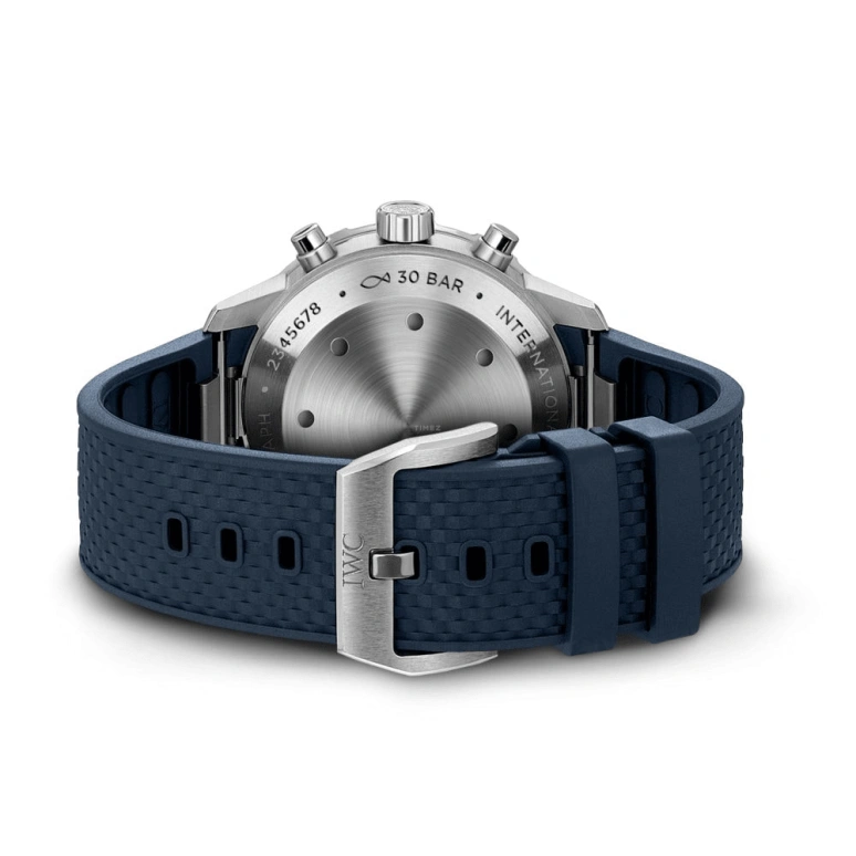 IWC,Aquatimer 44mm,44mm,Stainless Steel,Blue,Automatic,Chronograph,Date,Day,IW376806