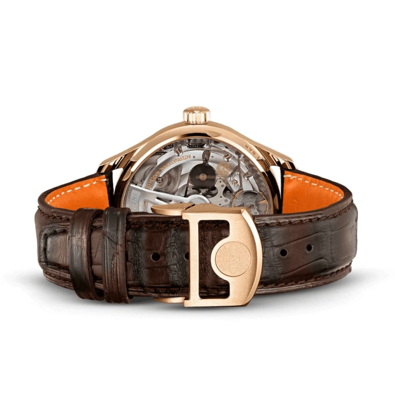 IWC,Portugieser 42.30mm,42.30mm,Red Gold,Silver,Automatic,Chronograph,Date,Power Reserve Indicator,IW500701